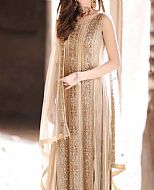 Light Golden Chiffon Suit- Pakistani Wedding Dress