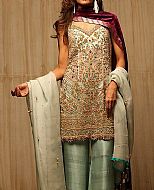 Pistachio Green Chiffon Suit- Pakistani Formal Designer Dress