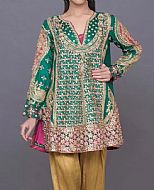 Emerald Chiffon Suit- Pakistani Party Wear Dress