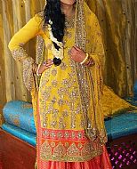 Yellow Chiffon Suit- Pakistani Party Wear Dress