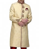 Modern Sherwani 130- Pakistani Sherwani Suit for Groom