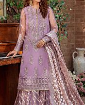 Akbar Aslam Lavender Net Suit- Pakistani Chiffon Dress