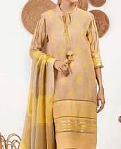 Alkaram Ivory Jacquard Suit- Pakistani Winter Dress