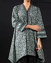 Alkaram Slate Grey Cambric Suit (2 Pcs)- Pakistani Winter Dress