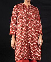 Alkaram Pastel Red Cambric Suit (2 Pcs)
