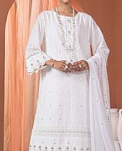 Alkaram White Lawn Suit- Pakistani Lawn Dress