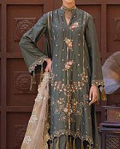 Anamta Feldgrau Grey Cotton Suit- Pakistani Winter Clothing