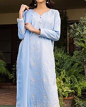 Asim Jofa Baby Blue Cambric Suit- Pakistani Lawn Dress