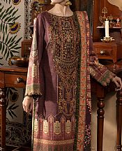 Asim Jofa English Violet Cambric Suit- Pakistani Winter Clothing