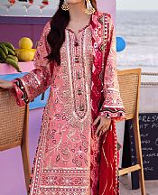 Asim Jofa Pink Lawn Suit- Pakistani Lawn Dress