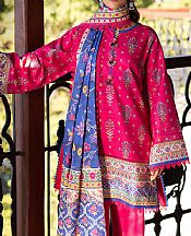 Asim Jofa Hot Pink Khaddar Suit- Pakistani Winter Clothing