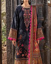 Asim Jofa Black Khaddar Suit- Pakistani Winter Clothing