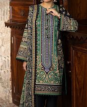 Asim Jofa Black Viscose Suit- Pakistani Winter Clothing