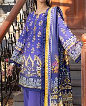 Asim Jofa Dusky Blue Viscose Suit- Pakistani Winter Clothing