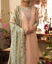 Asim Jofa Peach Cambric  Suit- Pakistani Lawn Dress