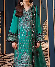 Asim Jofa Sea Green Lawn Suit- Pakistani Lawn Dress