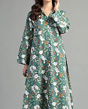 Bareeze Teal Khaddar Suit- Pakistani Winter Dress