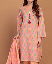 Bonanza Peach/Pink Lawn Suit- Pakistani Designer Lawn Suits