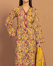 Bonanza Mustard Lawn Suit- Pakistani Designer Lawn Suits