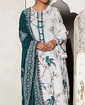 Cross Stitch Ivory Khaddar Suit- Pakistani Winter Dress