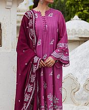 Cross Stitch Pink Khaddar Suit- Pakistani Winter Clothing