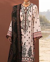 Ellena Cavern Pink Khaddar Suit- Pakistani Winter Clothing