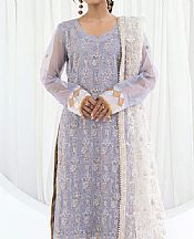 Emaan Adeel Lilac Organza Suit- Pakistani Designer Chiffon Suit