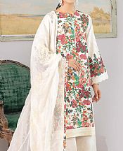 Emaan Adeel White Khaddar Suit- Pakistani Winter Clothing