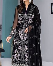 Flossie Black Chiffon Suit- Pakistani Designer Chiffon Suit