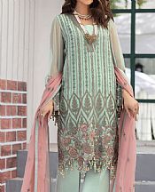 Flossie Mint Green Chiffon Suit- Pakistani Chiffon Dress