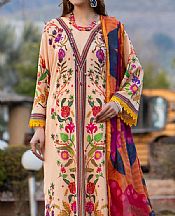 Ittehad Peach Lawn Suit- Pakistani Lawn Dress