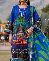Ittehad Royal Blue Lawn Suit- Pakistani Lawn Dress