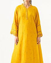 Ittehad Golden Yellow Khaddar Suit (2 pcs)- Pakistani Winter Dress