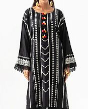 Ittehad Black Khaddar Suit (2 pcs)- Pakistani Winter Dress