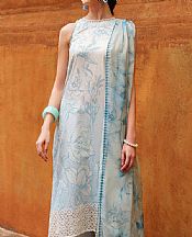 Iznik Light Blue Lawn Suit- Pakistani Lawn Dress