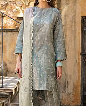 Iznik Grey Lawn Suit- Pakistani Lawn Dress