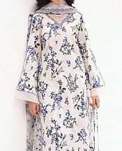Jazmin White Lawn Suit- Pakistani Lawn Dress