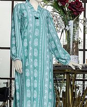 Junaid Jamshed Sea Green Lawn Suit (2 Pcs)- Pakistani Lawn Dress