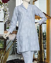 Junaid Jamshed Cadet Grey Lawn Suit (2 Pcs)- Pakistani Designer Lawn Suits