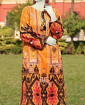 Junaid Jamshed Mustard Lawn Suit (2 Pcs)- Pakistani Lawn Dress