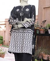 Junaid Jamshed Black Lawn Suit (2 Pcs)- Pakistani Lawn Dress
