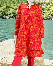 Junaid Jamshed Hot Pink Cambric Suit (2 Pcs)- Pakistani Winter Dress