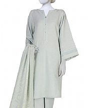 Junaid Jamshed Light Grey Jacquard Suit- Pakistani Winter Dress