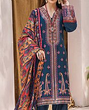 Khas Navy Blue Cambric Suit- Pakistani Winter Dress