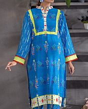 Khas French Blue Khaddar Suit (2pcs)- Pakistani Winter Clothing