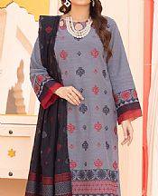 Khas Regent Grey Khaddar Suit- Pakistani Winter Dress