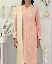 Lsm Peach Pashmina Suit- Pakistani Winter Dress