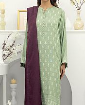 Lsm Sea Green Pashmina Suit- Pakistani Winter Dress