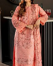 Marjjan Sea Pink Lawn Suit- Pakistani Designer Lawn Suits