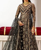 Maryum N Maria Black Net Suit- Pakistani Chiffon Dress